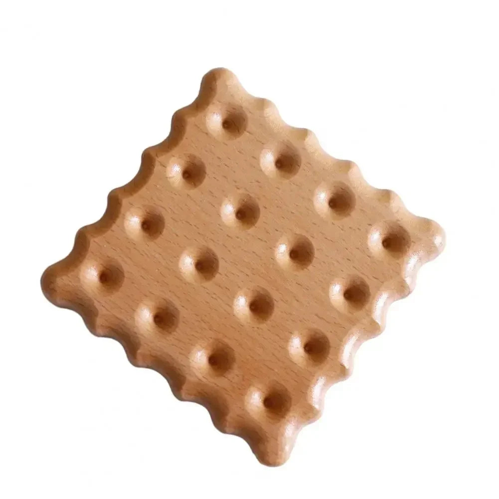 Klassischer Untersetzer aus Echtholz (Walnuss & Buche)