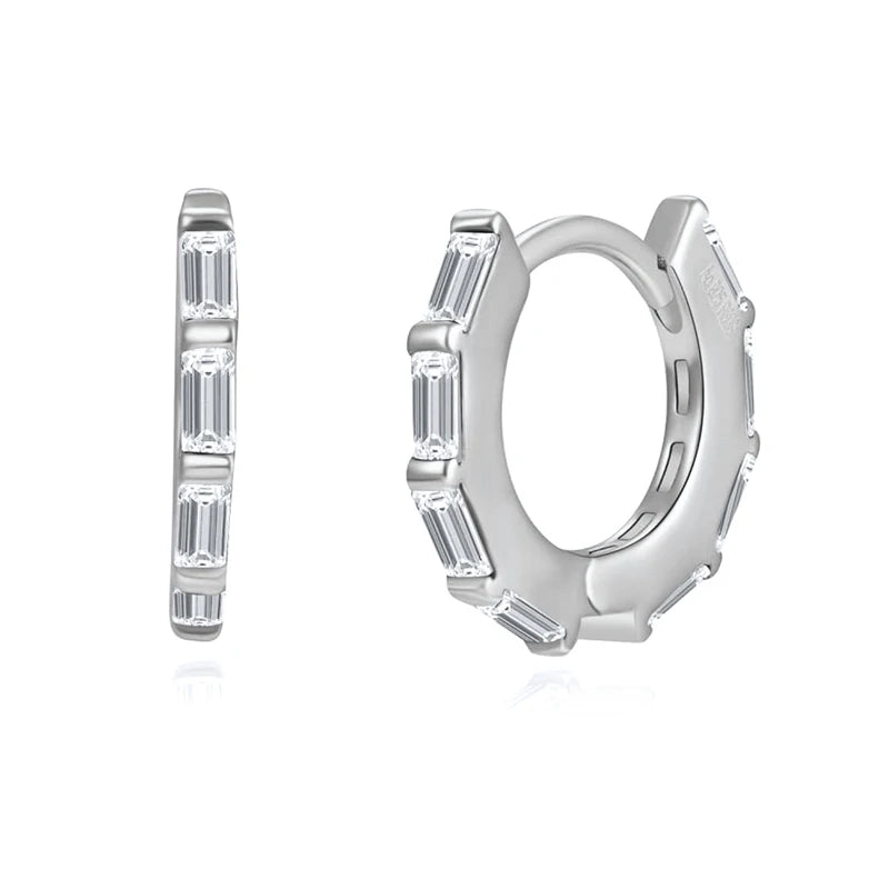 Zarte "Huggie" Creolen aus 925 Sterling Silber