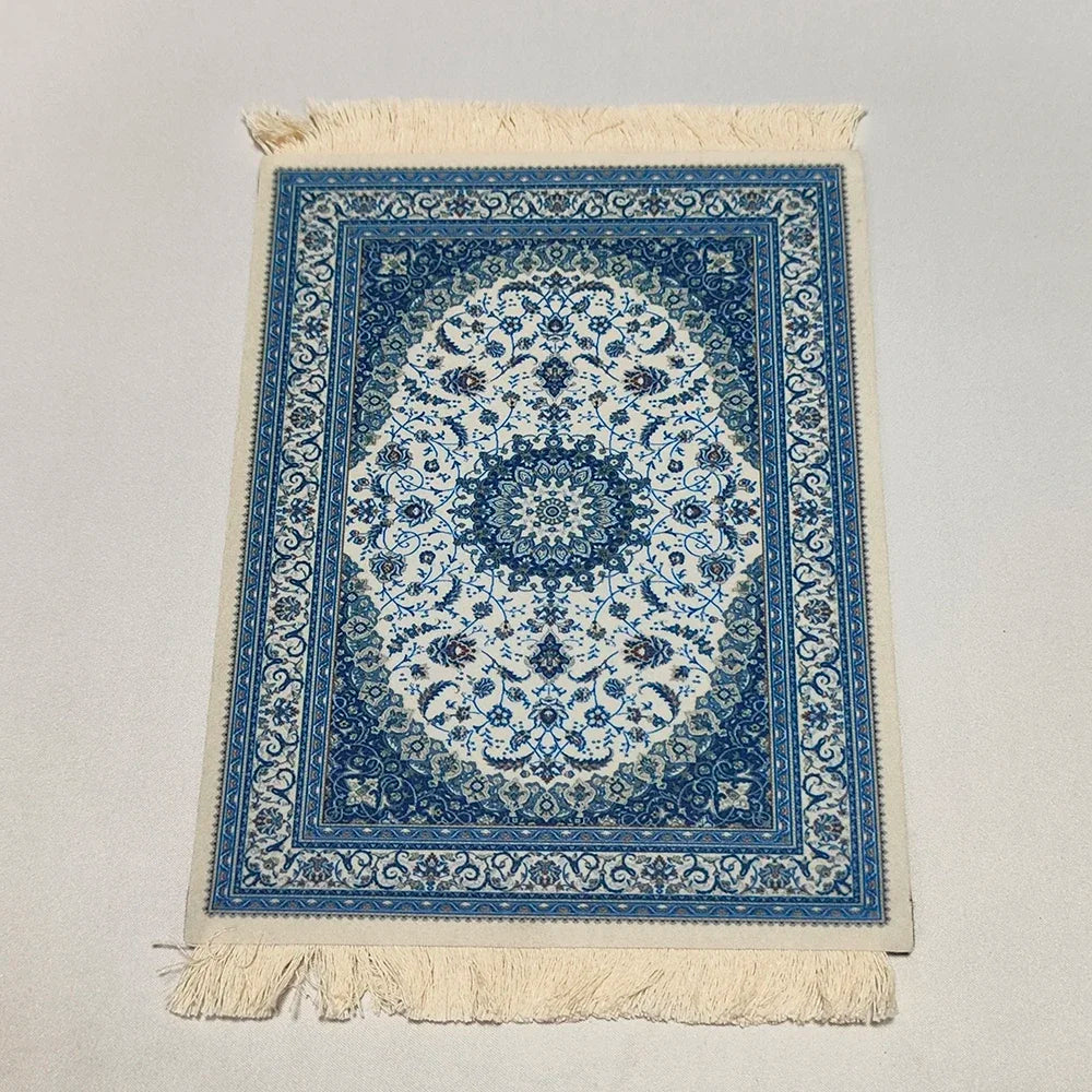 Großes Orient-Mousepad „Grand Weave“ – 28cm Premium-Webstruktur mit Fransen
