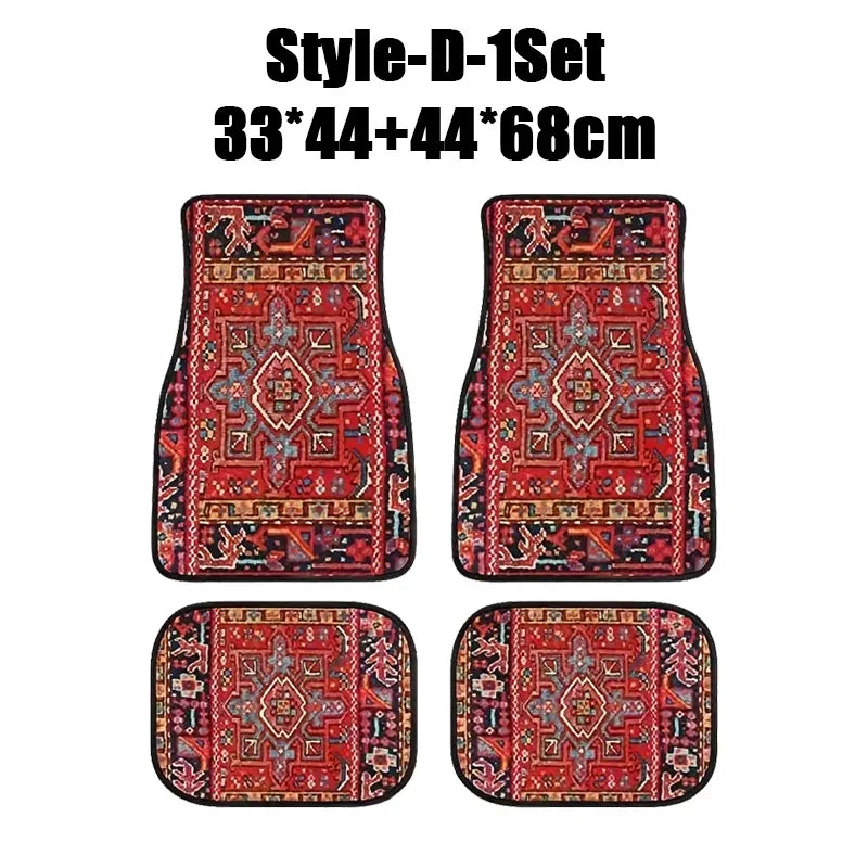 Auto-Fußmatten Set „Grand Bazaar“ – 4-teilig im antiken Orient-Design