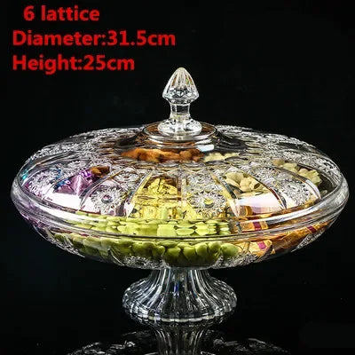 Runde Snackteller aus Kunststoff