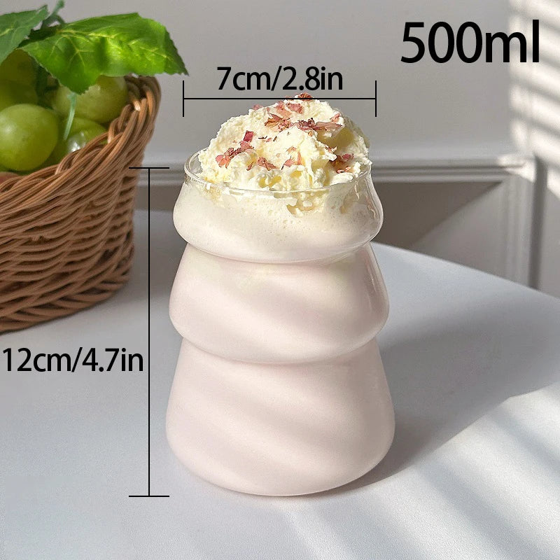 Ästhetisches Multifunktionsglas für kalte und warme Getränke