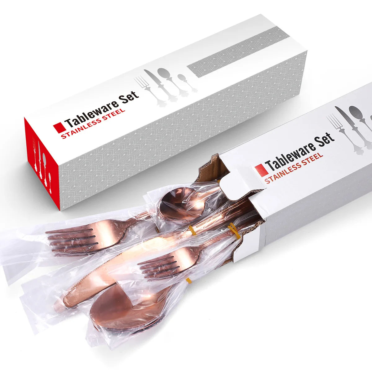 Elegantes Besteckset aus Edelstahl