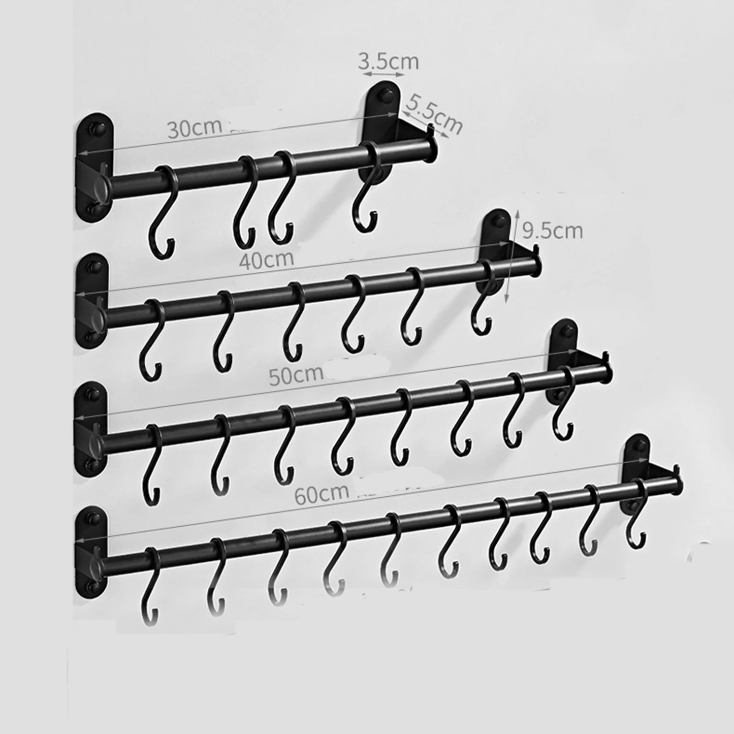 Multifunktionaler Küchen-Organizer aus poliertem Aluminium