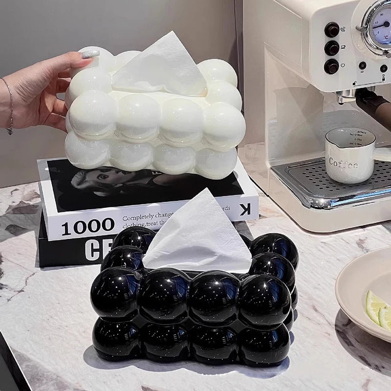 Ästhetische Taschentuchbox im "Cream Style" (Hochwertige Wohnraum-Deko)