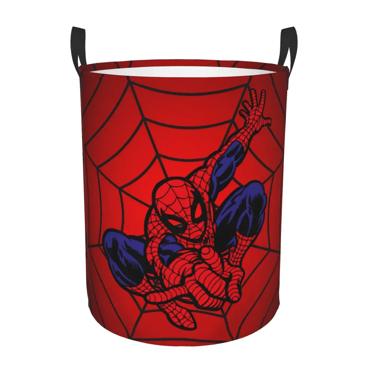 Personalisierter Spiderman Wäschekorb & Spielzeug-Organizer