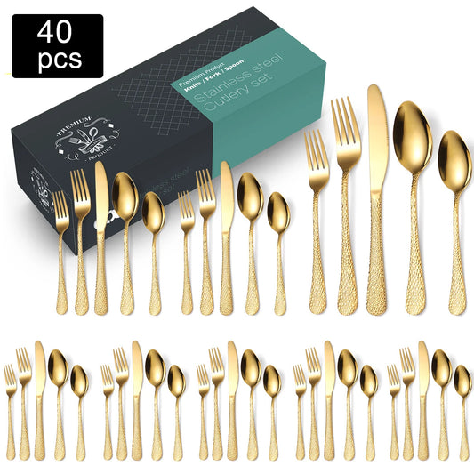 Elegantes Besteckset aus Edelstahl