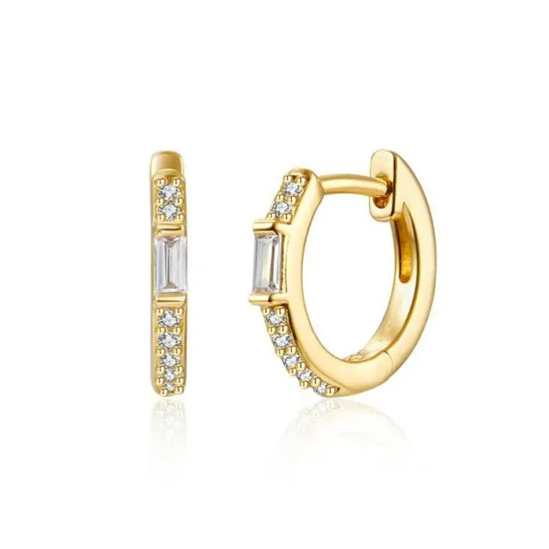Zarte "Huggie" Creolen aus 925 Sterling Silber