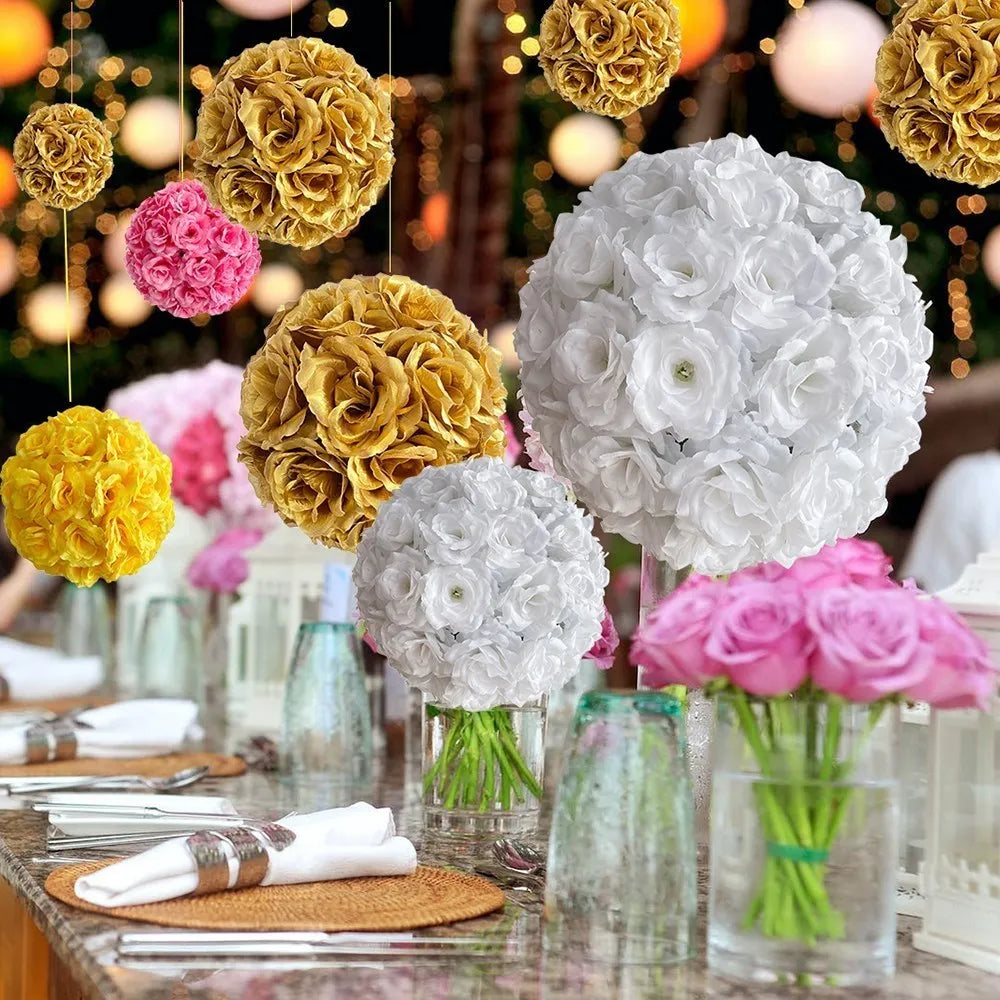 Hängende Künstliche Rosen-Blumenkugel