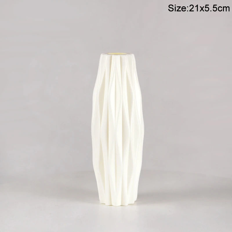 Nordische Imitat-Keramik-Vase aus Kunststoff