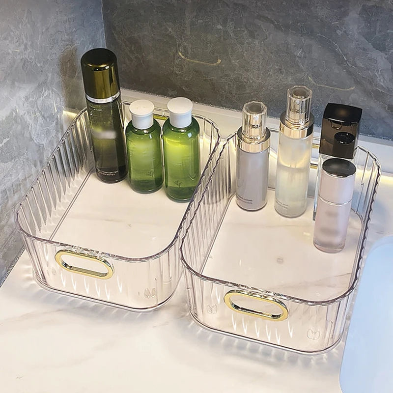 Glänzende Quadratische Aufbewahrungsbox aus Kunststoff