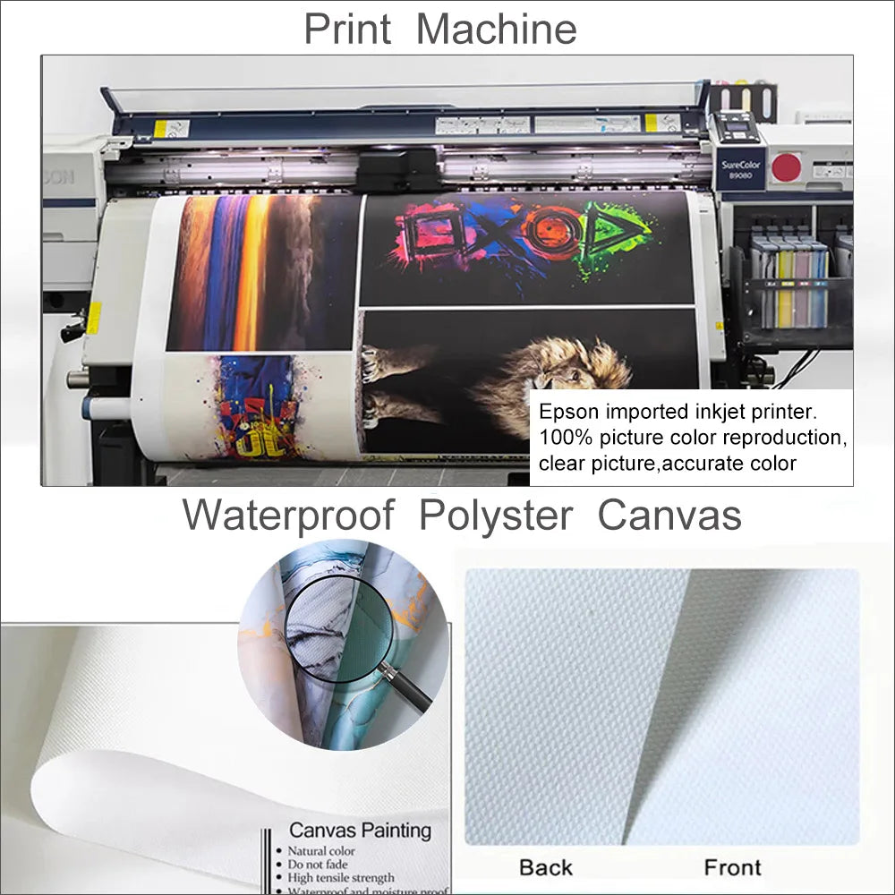 Moderner, Ungerahmter Islamischer Kalligrafie-Druck