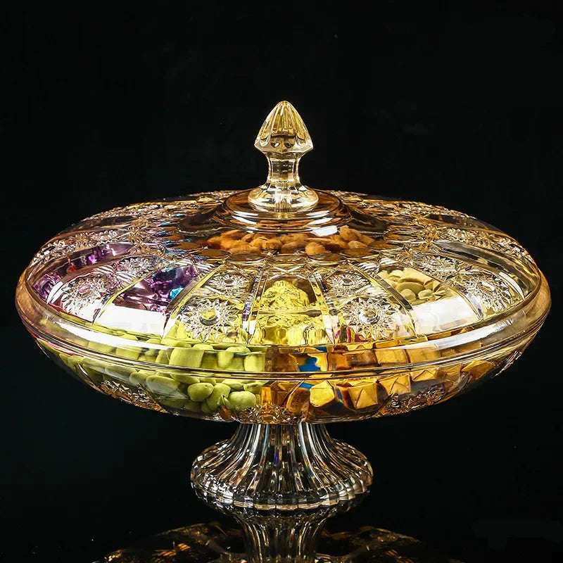 Runde Snackteller aus Kunststoff