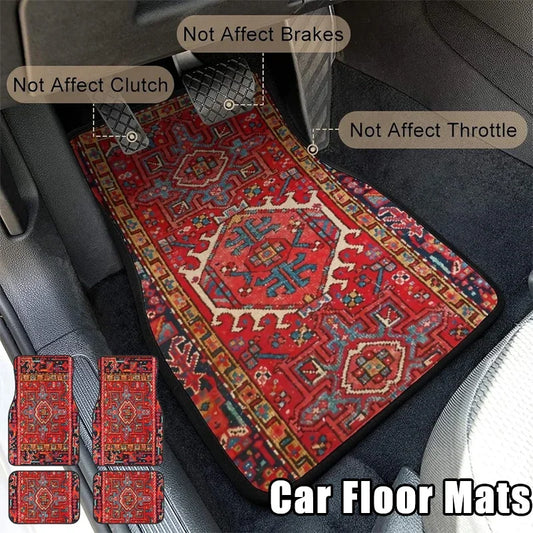 Auto-Fußmatten Set „Grand Bazaar“ – 4-teilig im antiken Orient-Design