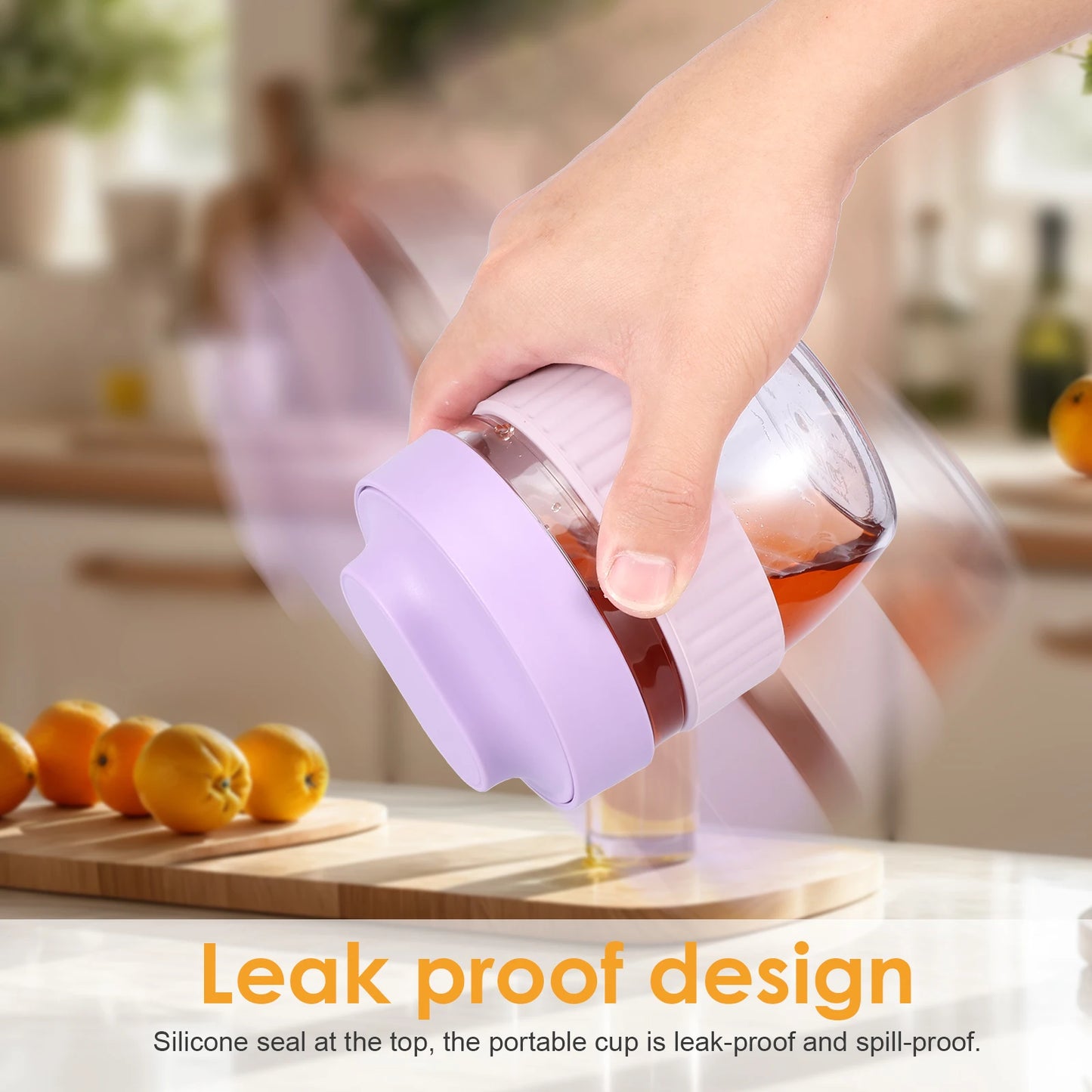 Moderner 2-in-1 Becher für Overnight Oats und Müsli