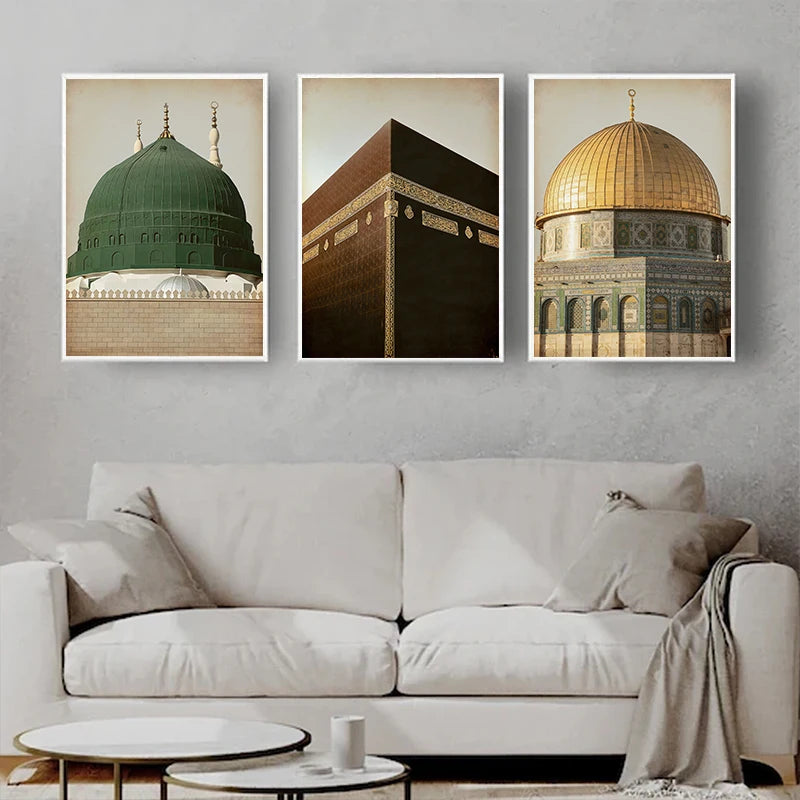 Masjid, Mekka, Medina – Leinwand-Wandkunst