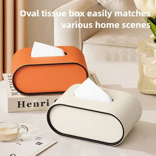 Elegante Tissue Box aus Leder