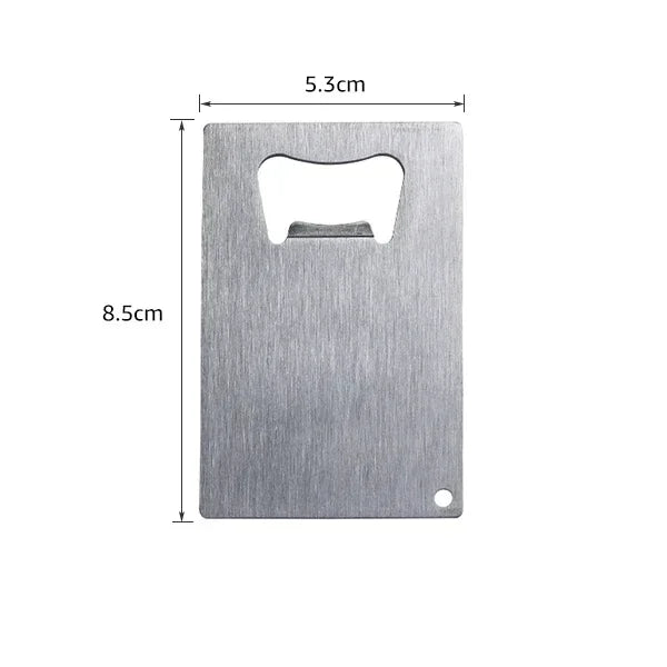 Multifunktionaler Flaschenöffner aus Edelstahl