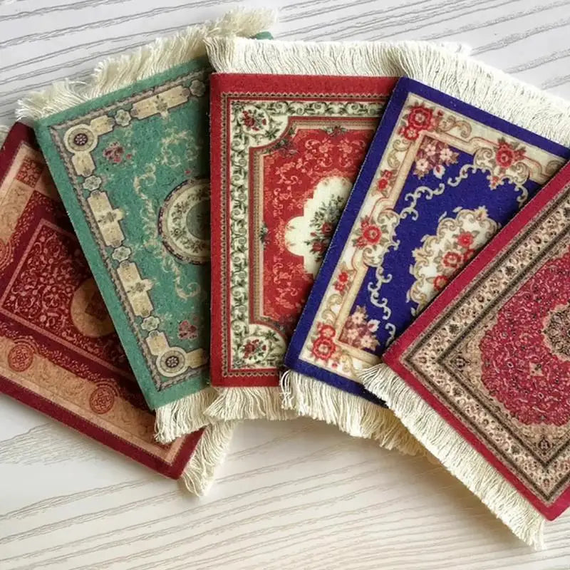 Orient-Untersetzer „Petite Persia“ – Gewebter Stoff mit edlen Quasten