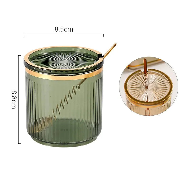 Exquisites Gewürzglas mit Löffel (PET & Acryl)