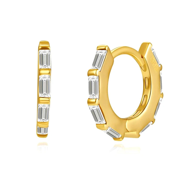 Zarte "Huggie" Creolen aus 925 Sterling Silber