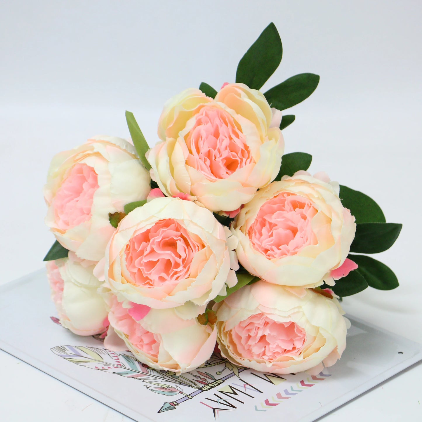 Seidenrosen-Bouquet im Europäischen Stil (Künstliche Blumen)