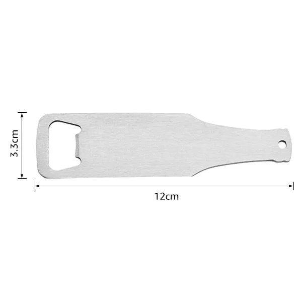 Multifunktionaler Flaschenöffner aus Edelstahl