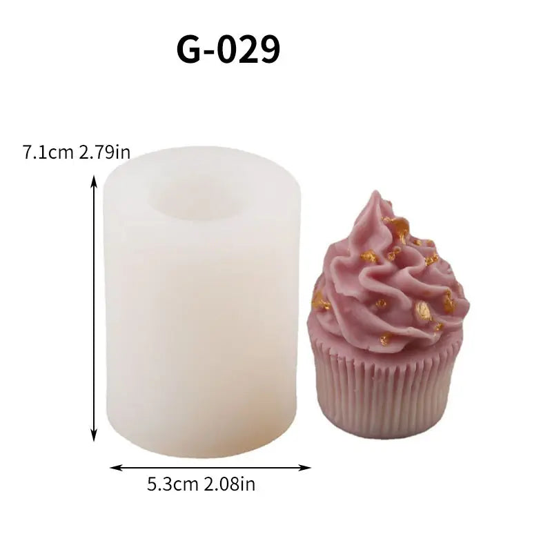 3D Silikonform für Eiswaffel- und Mousse-Kuchen-Designs