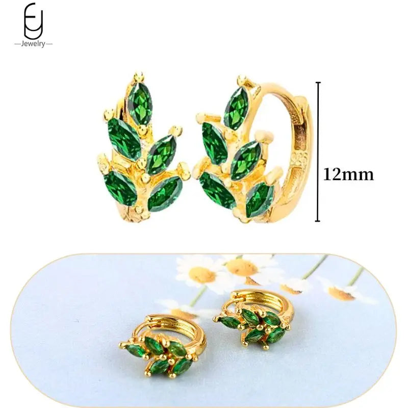 Trendige Herz-Creolen aus 925 Sterling Silber mit Zirkon