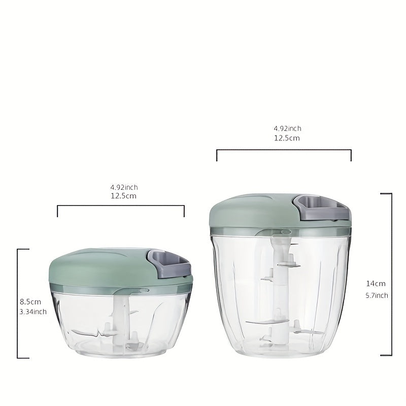 Manuelle Multifunktionale Küchenreibe und -Zerkleinerer