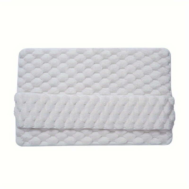 Memory Foam Badematte aus Flanell mit Langflor