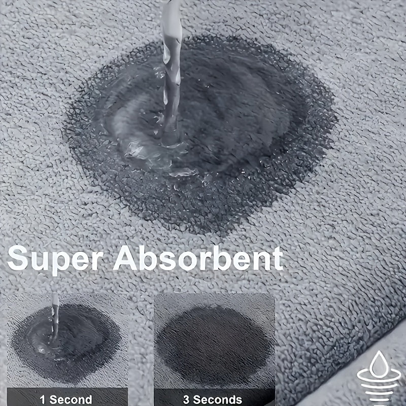 Komfortable Badematte aus Korallenfleece