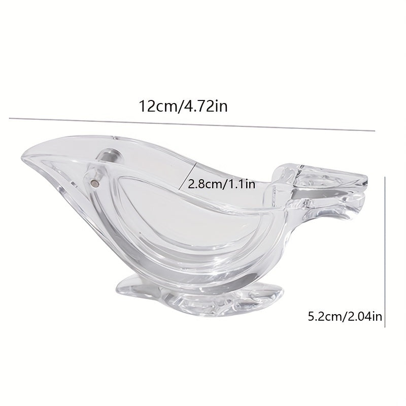 Kreative manuelle Zitruspresse in Vogelform