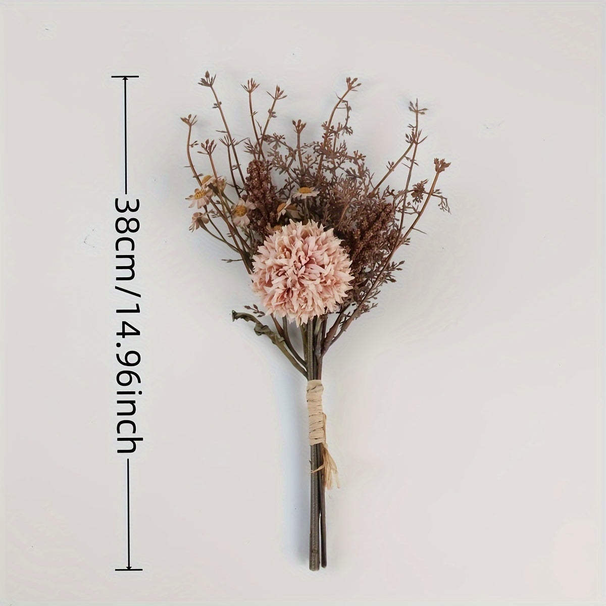 Moderner Blumenkugel-Strauß aus Kunstblumen